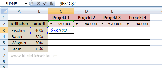 Hoch In Excel