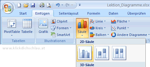 Excel2007 Register Einfügen